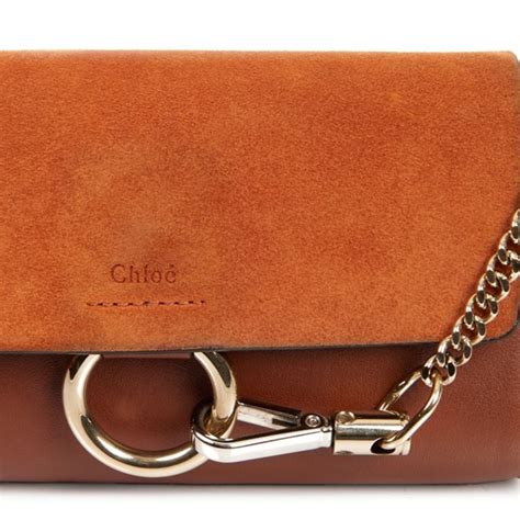 chloe faye leather wallet on strap|Chloe Faye Wallet on a strap .